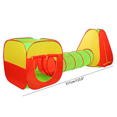 Hount Kids 3in1 Play Tent Multifunctional pop-up Children Outoor Tunnel Toys
